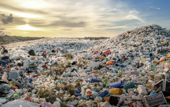 piles of plastic waste